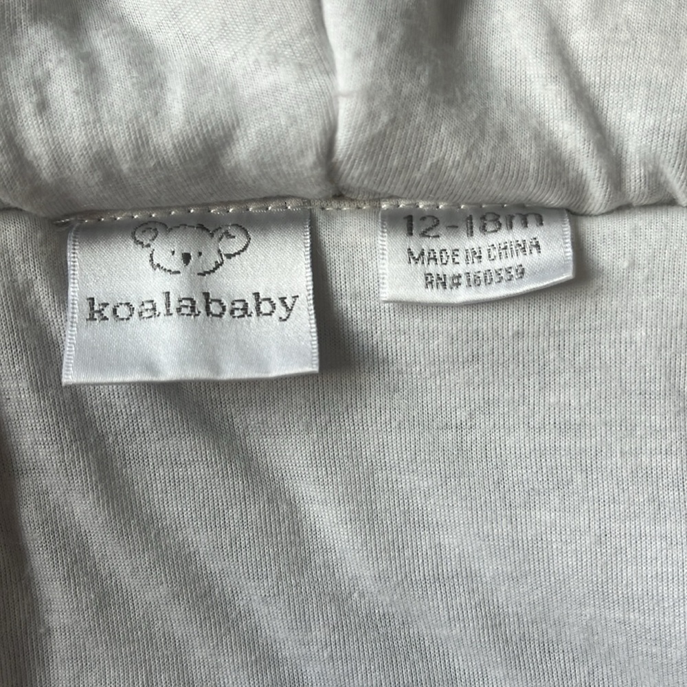 Koala Baby Infant 1-piece Fleece Jumper, Blue, Size: 12-18 months - Picture 3 of 8